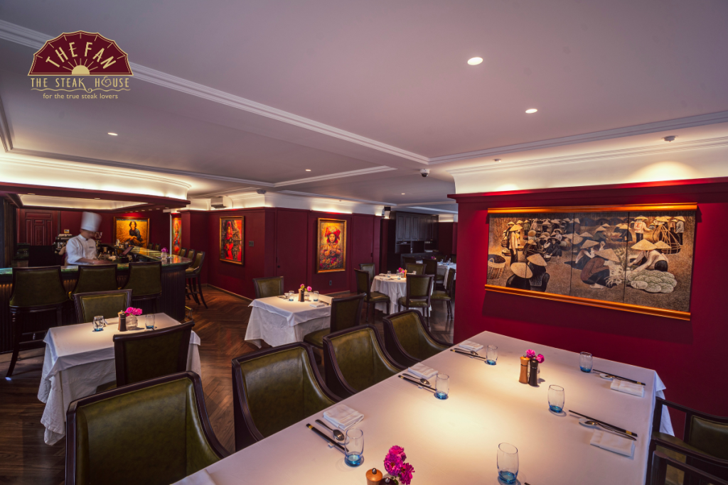 Nội thất tinh tế, không gian đẳng cấp cho trải nghiệm fine dining tại The Fan Nhà Bè, TP.HCM.