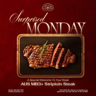 Surprised Monday - Tặng Quà Đặc Biệt Với AU MB3+ Striploin