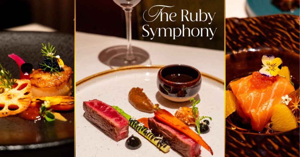 The Ruby Symphony Set Menu Teppanyaki